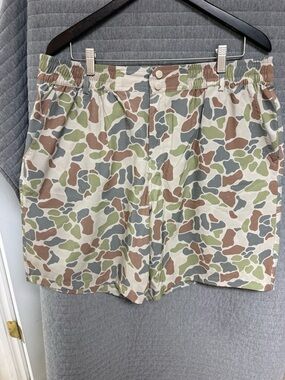 Men’s Burlebo Camouflage Print Casual Shorts